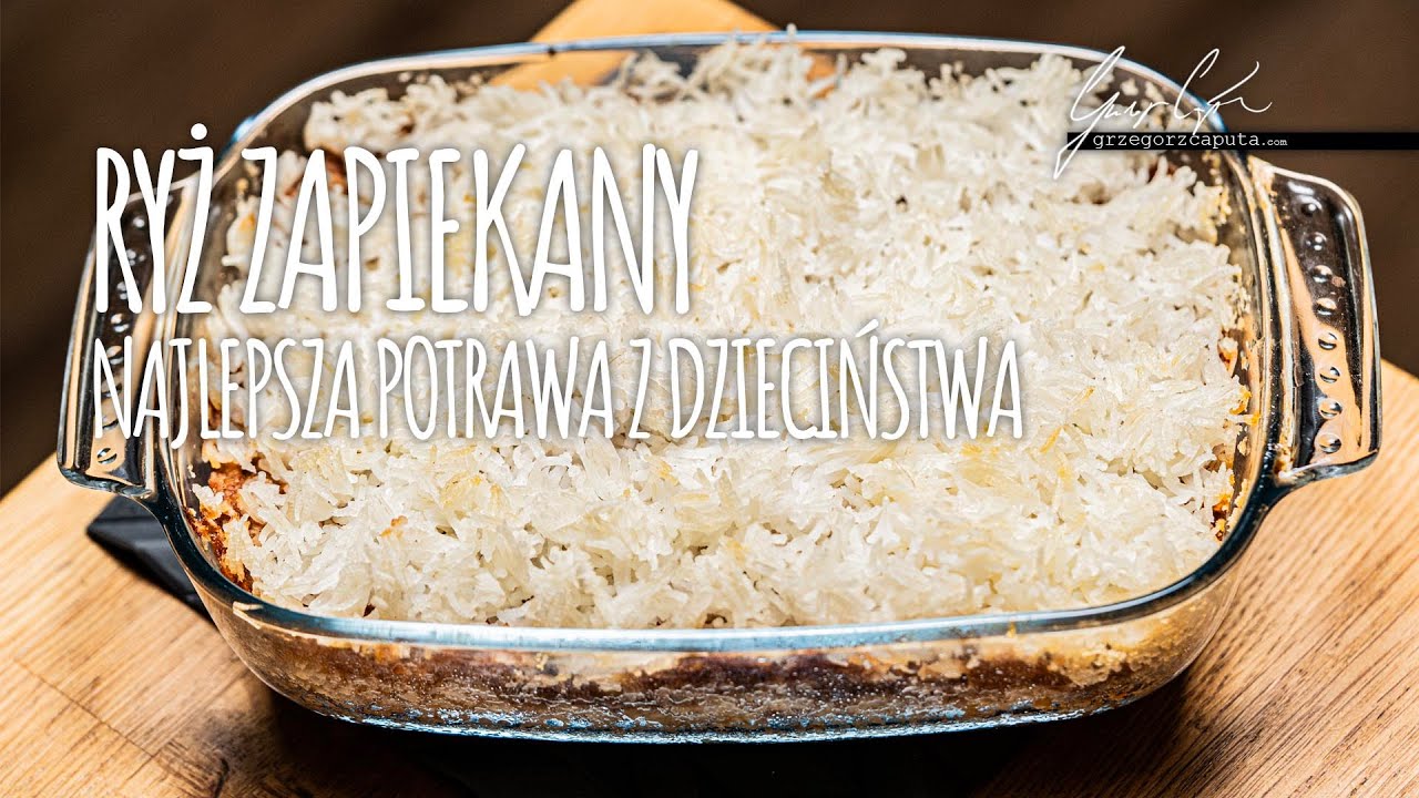 RYŻ ZAPIEKANY Z JABŁKAMI - PRZEPIS JAK Z DZIECIŃSTWA