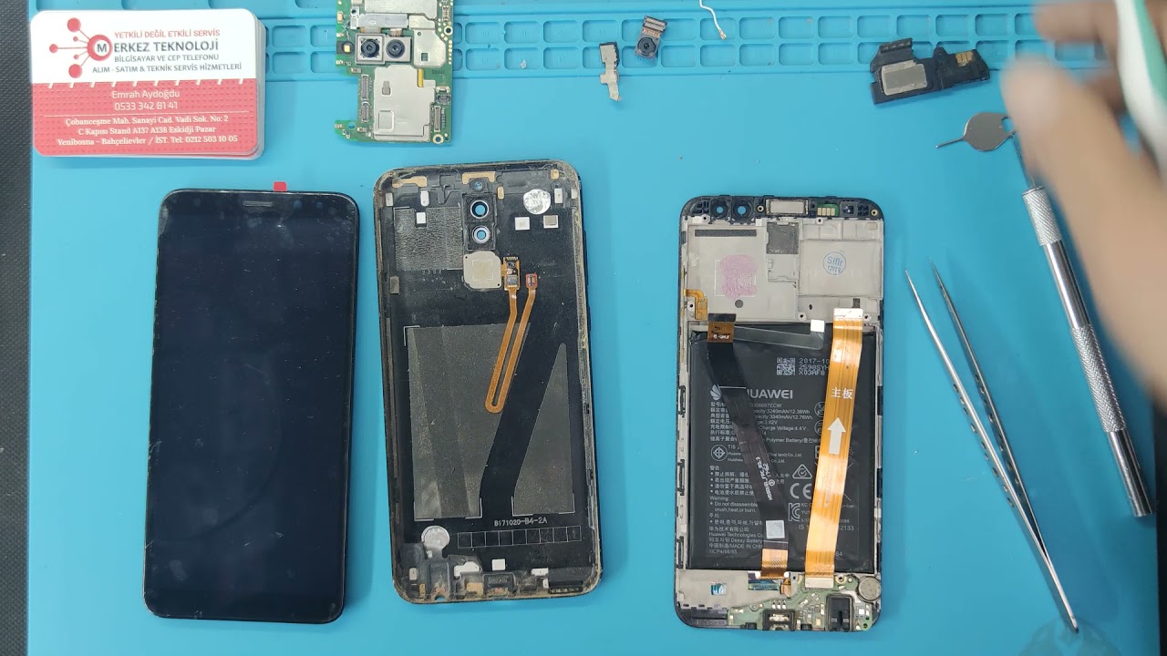 huawei mate 10 lite kasa ekran degişmi