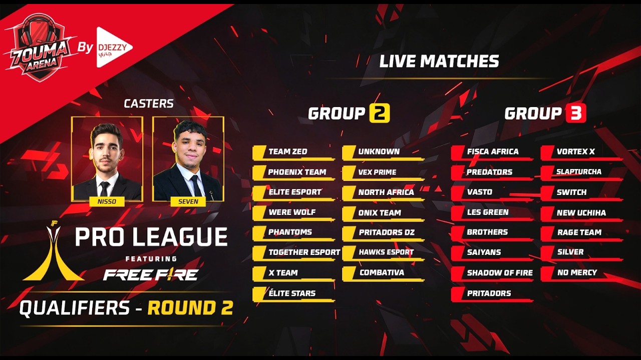 Qualification Day 1 -  Round 1 FF PRO LEAGUE from 7ouma Arena by Djezzy