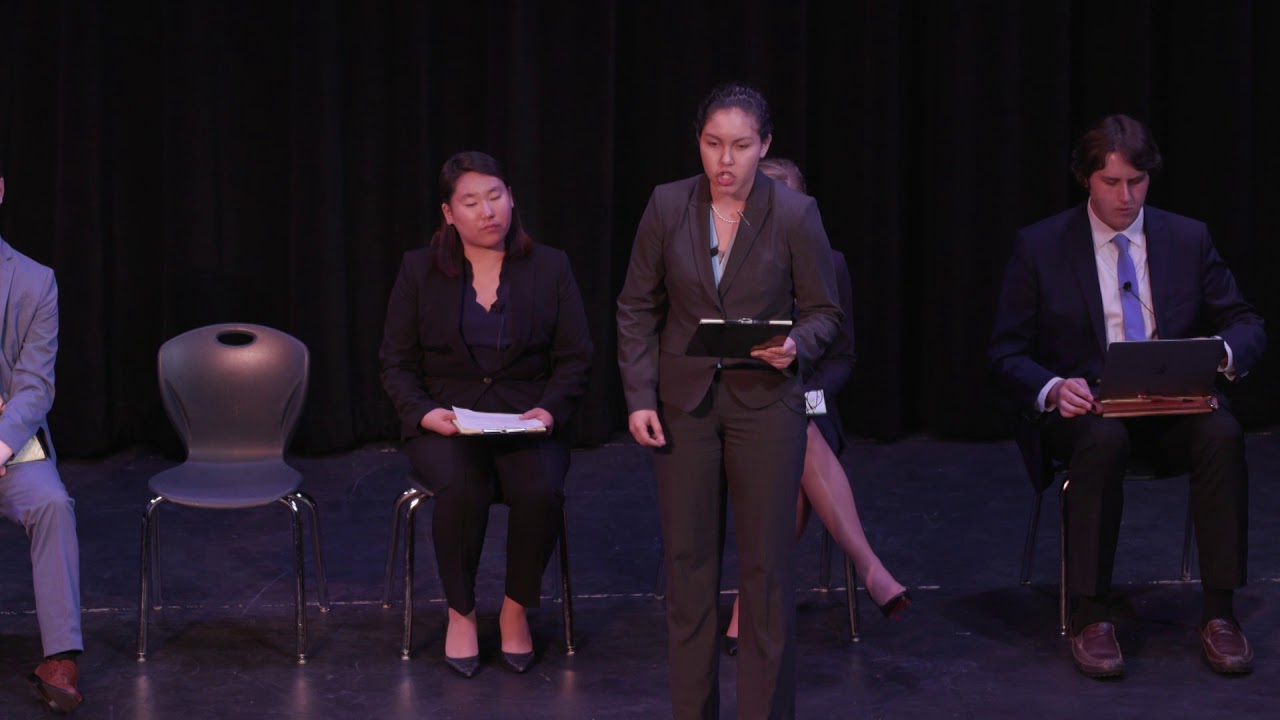 2019 CHS Speech & Debate Showcase: Student Congressional Debate