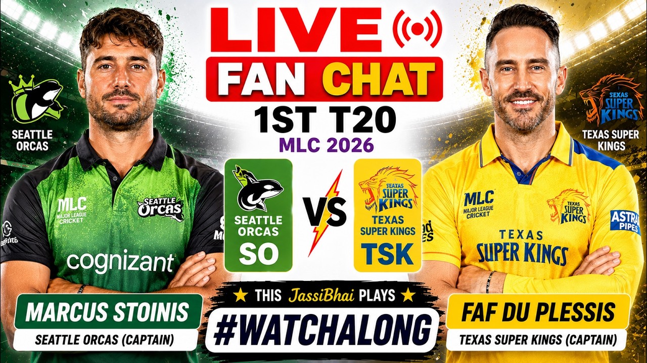 🔴Seattle Orcas vs Texas Super Kings | 1st T20 | MLC 2026