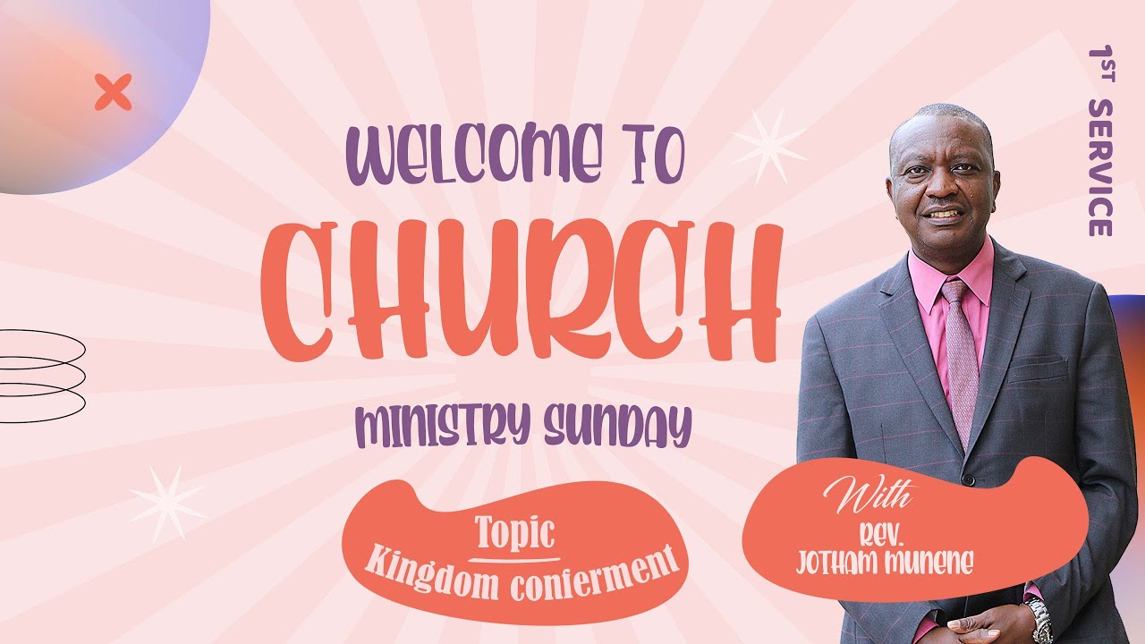KINGDOM CONFERMENT | REV. JOTHAM MUNENE |  FIRST SERVICE | 1ST SEPTEMBER 2024.