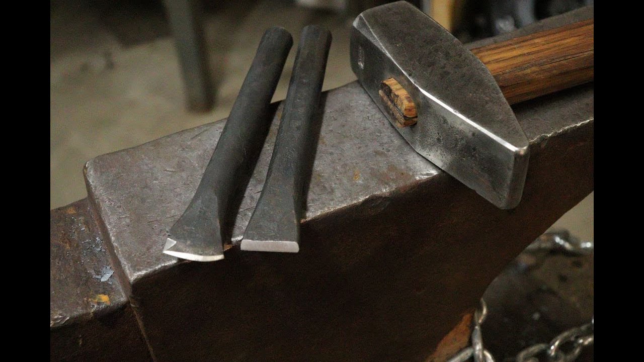 Forging A Cold And Hot Chisel