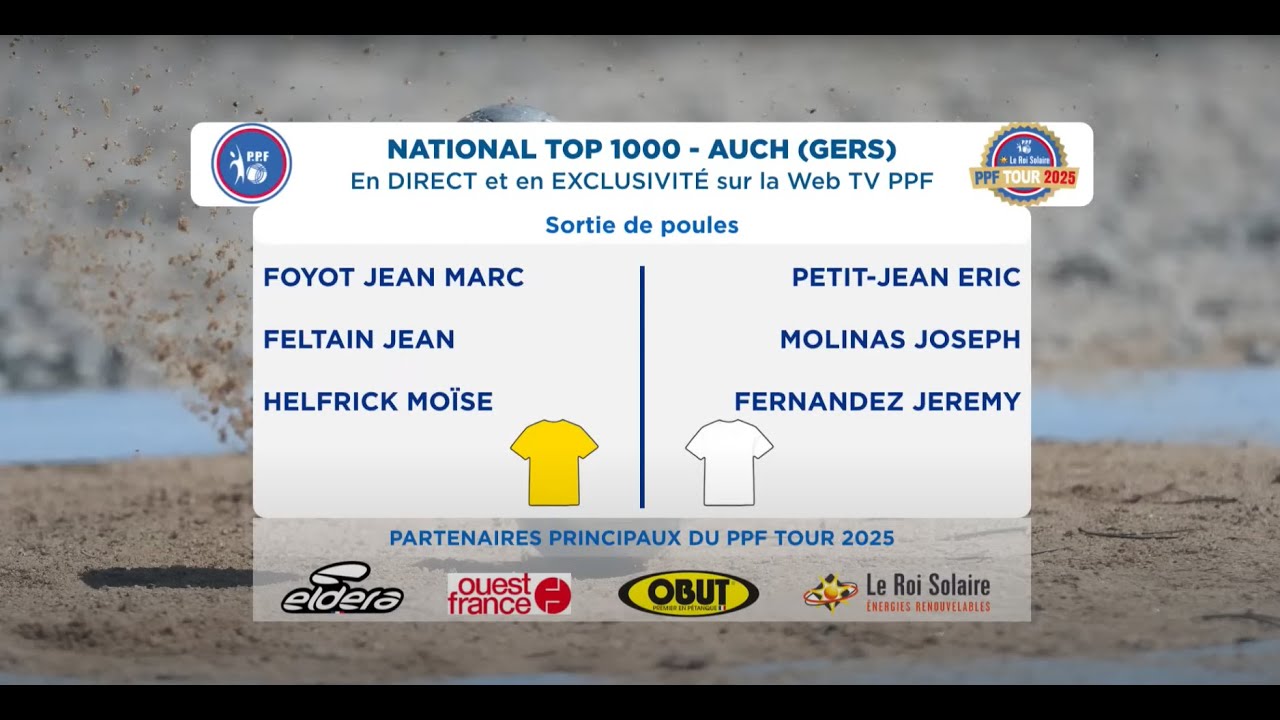 PPF TOUR 2025 National - AUCH - Sortie de poules - FOYOT / PETIT-JEAN.