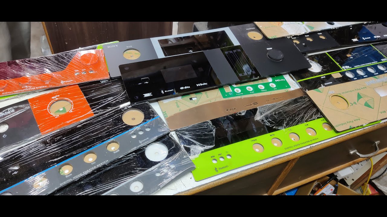 Acrylic Panels For Amplifiers | 5.1 & 2.1 And Other Customized Panels Available | Sri Krishna Audios