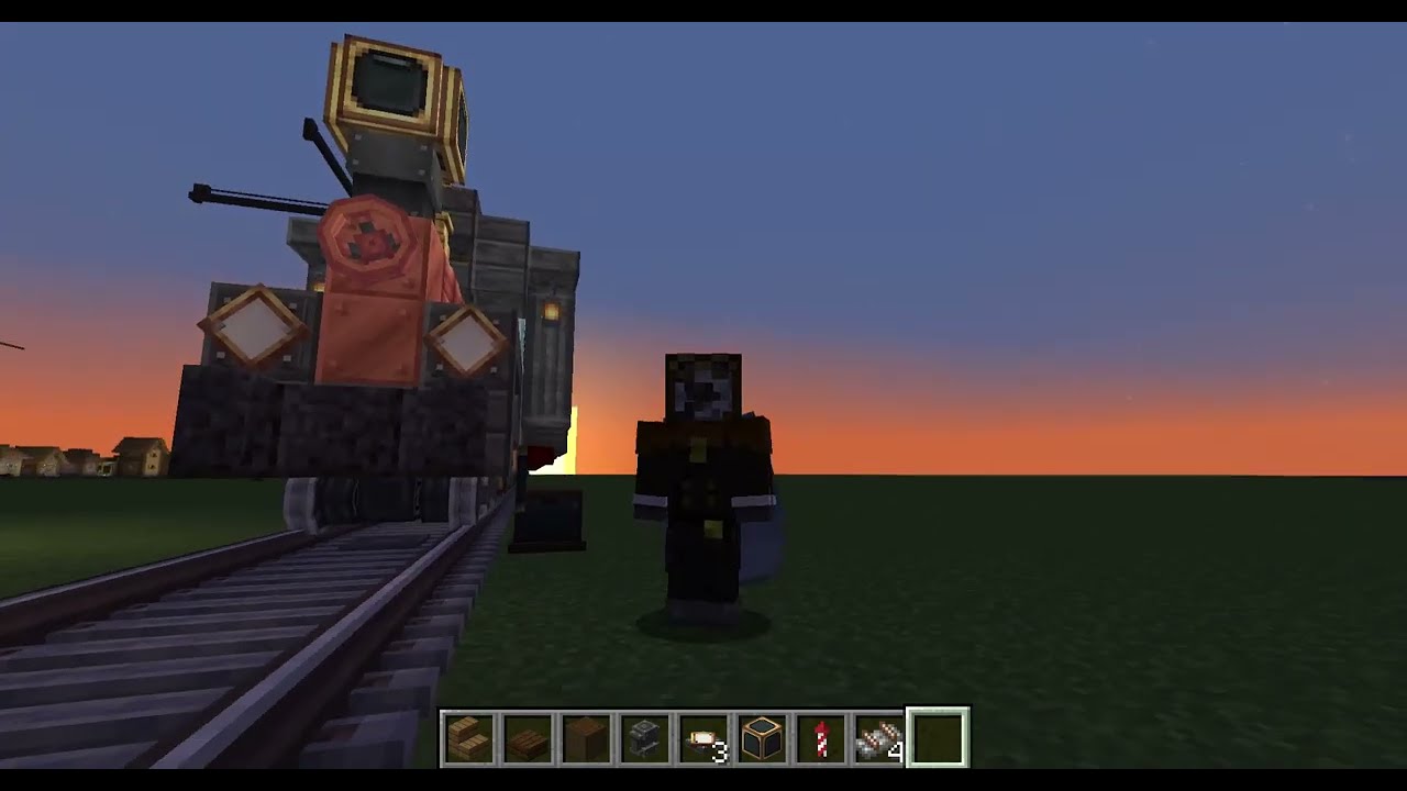 Train I made with Create mod.