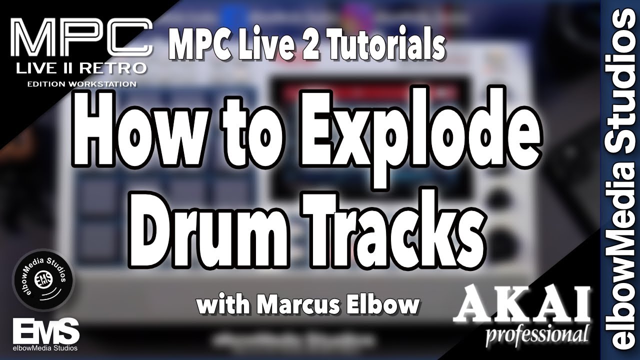 MPC Live 2 Retro Tutorial | How to Explode a Drum Track