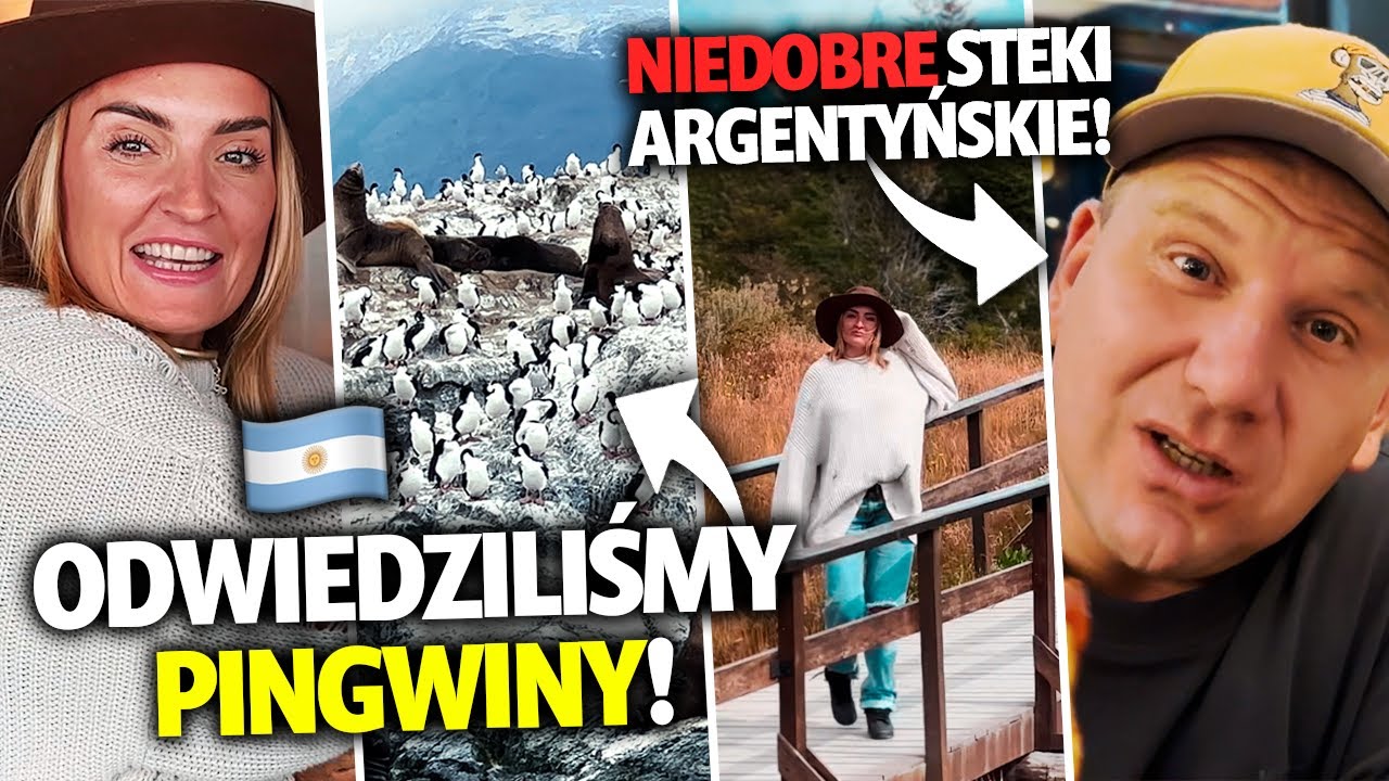 ARGENTYNA: atrakcje, STEKI, zwiedzanie i wizyta u pingwinów! USHUAIA | Magda Malaczyńska