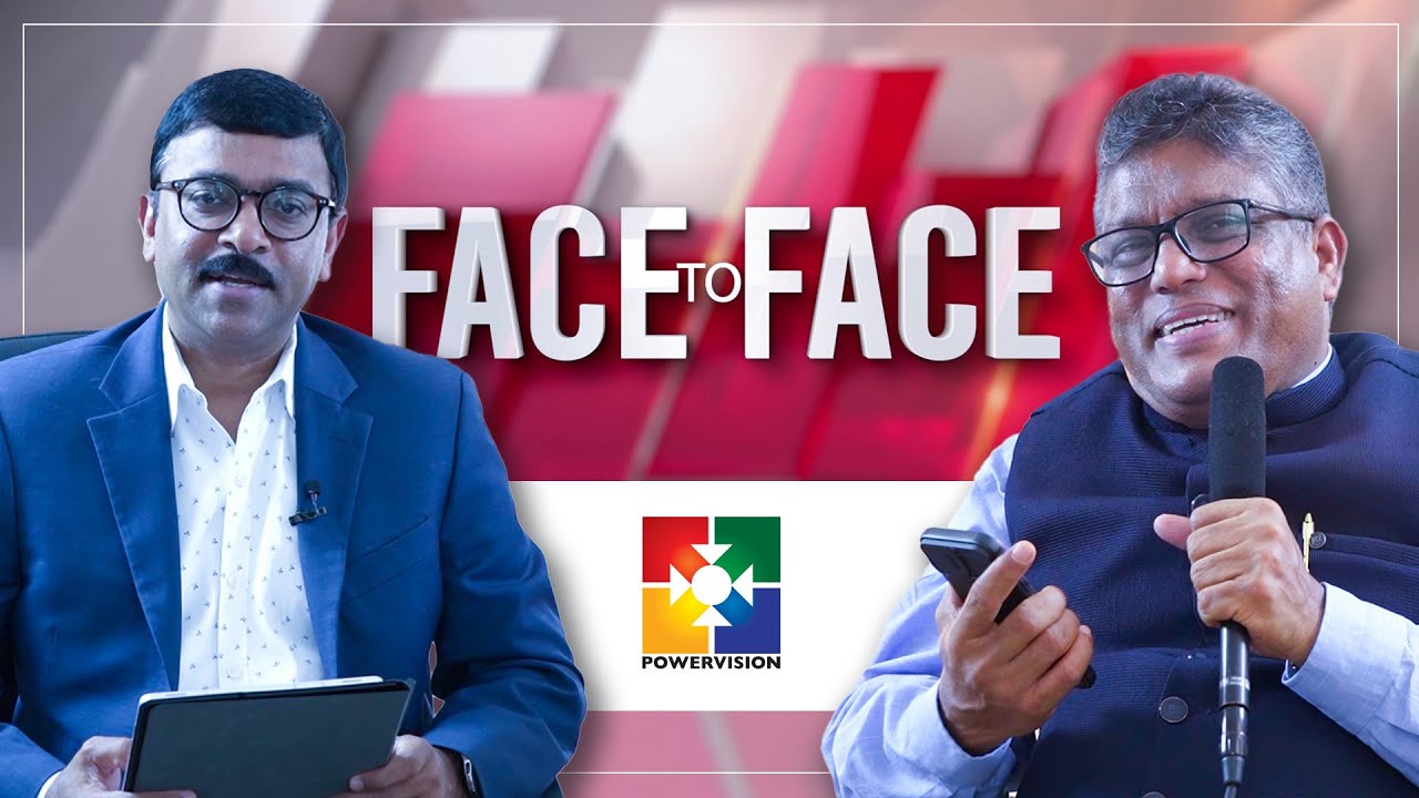 FACE TO FACE | PR. SAJI MATHEW  | SAM MATHEW | POWERVISION TV USA