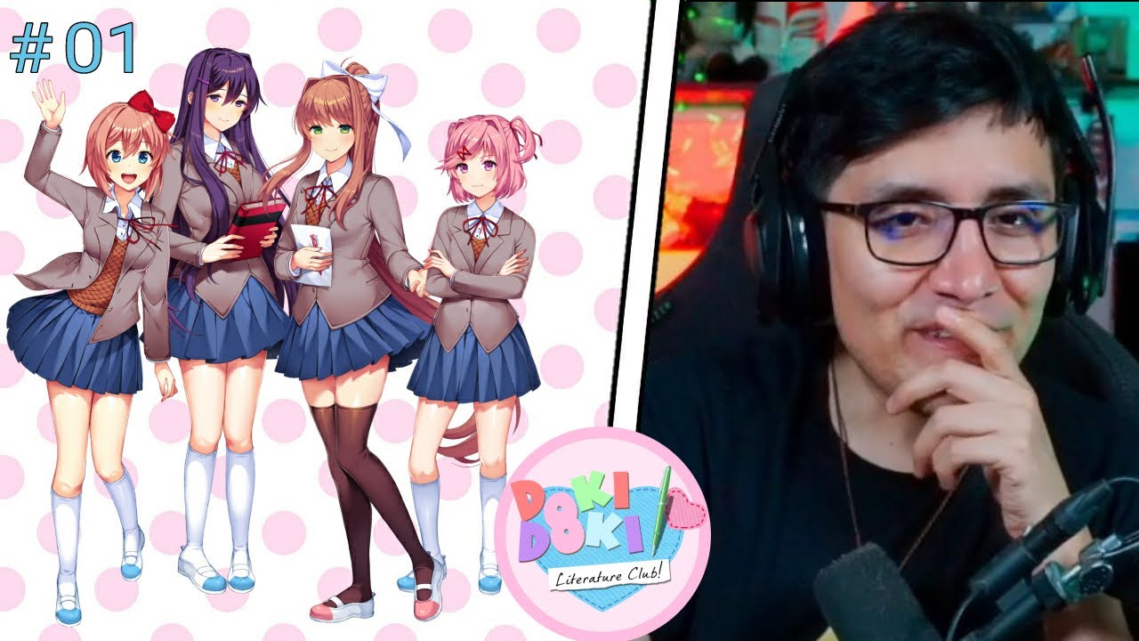 JUGANDORCRITICON JUEGA A DOKI DOKI LITERATURE CLUB 📖❤️ (Directo completo 1)