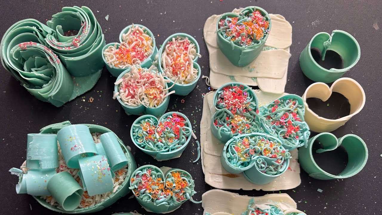 💆‍♀️Crushing crispy soap boxes😍