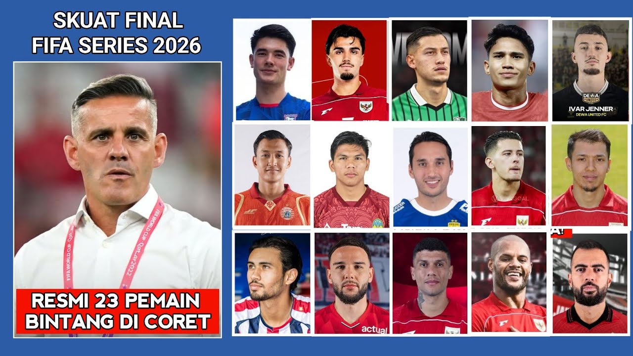 24 PEMAIN DI CORET! DAFTAR 24 PEMAIN TIMNAS INDONESIA DI FIFA SERIES 2026