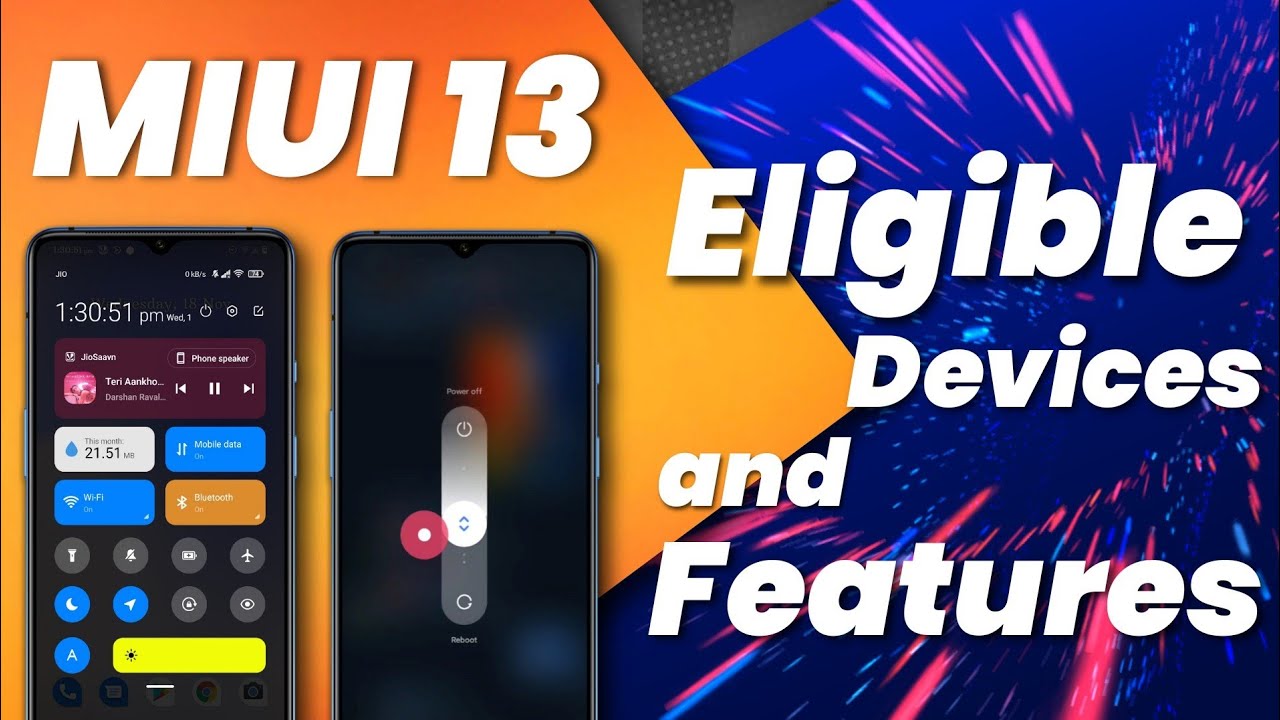MIUI 13 SUPPORTED DEVICES LIST | MIUI 13 ELIGIBLE DEVICES AND FEATURES