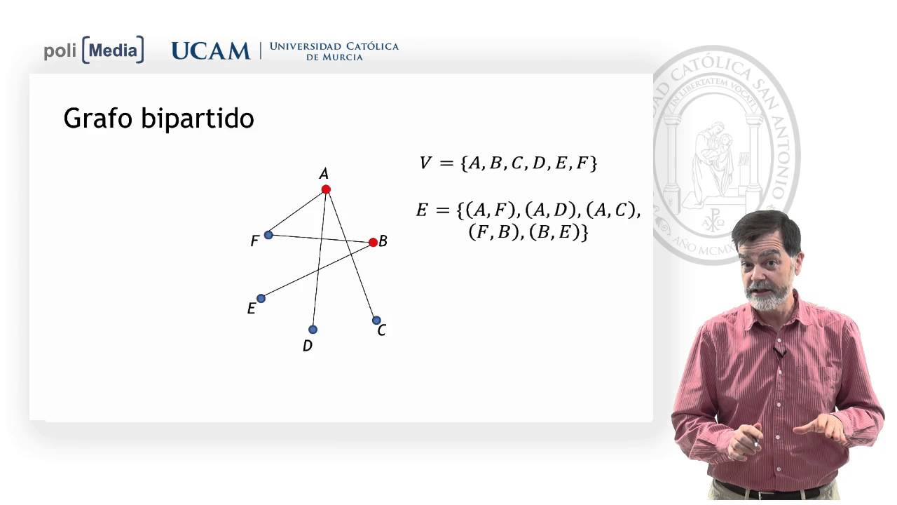 Matem&aacute;tica Discreta - Grafo bipartido - Jes&uacute;s Soto