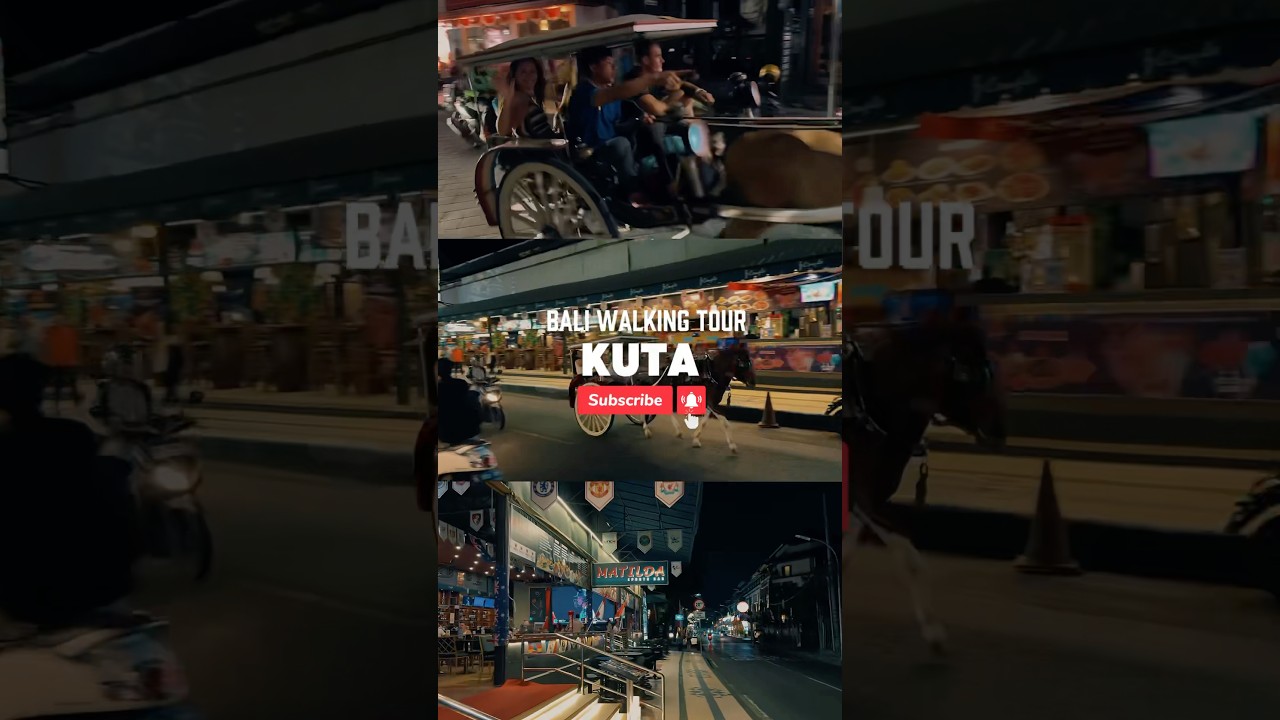 Walking Tour Bali Nightlife | Kuta After Dark #Bali #KutaBali #BaliNightlife #WalkingTour