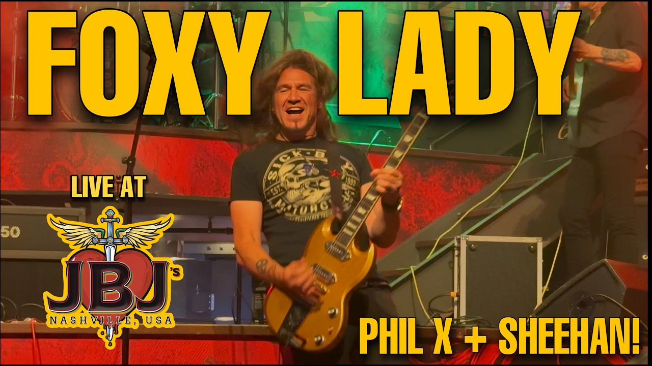 🔥 PHIL X & Billy Sheehan Rip Through “Foxy Lady” LIVE at JBJ’s (Surprise Show!) | 4K