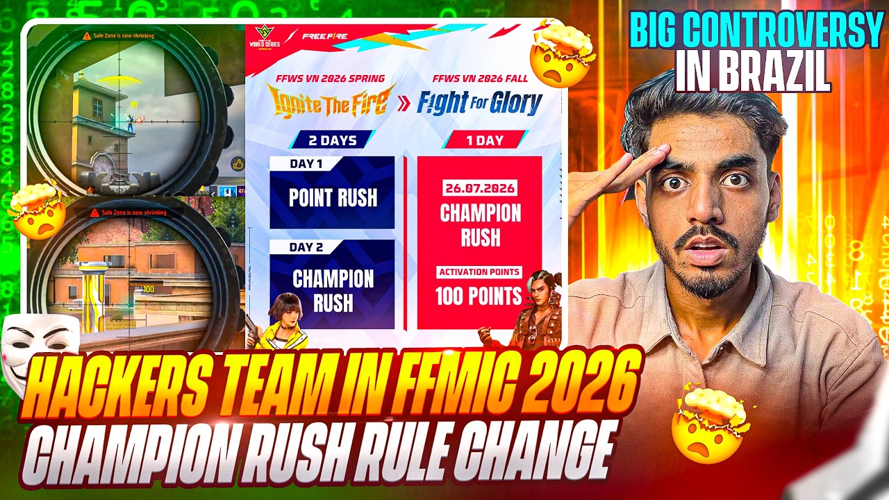 HACKER TEAM IN FFMIC 2026 FALL🤬💀 | CHAMPION RUSH RULE CHANGE😱 - FREE FIRE ESPORTS | FF CONTROVERSY