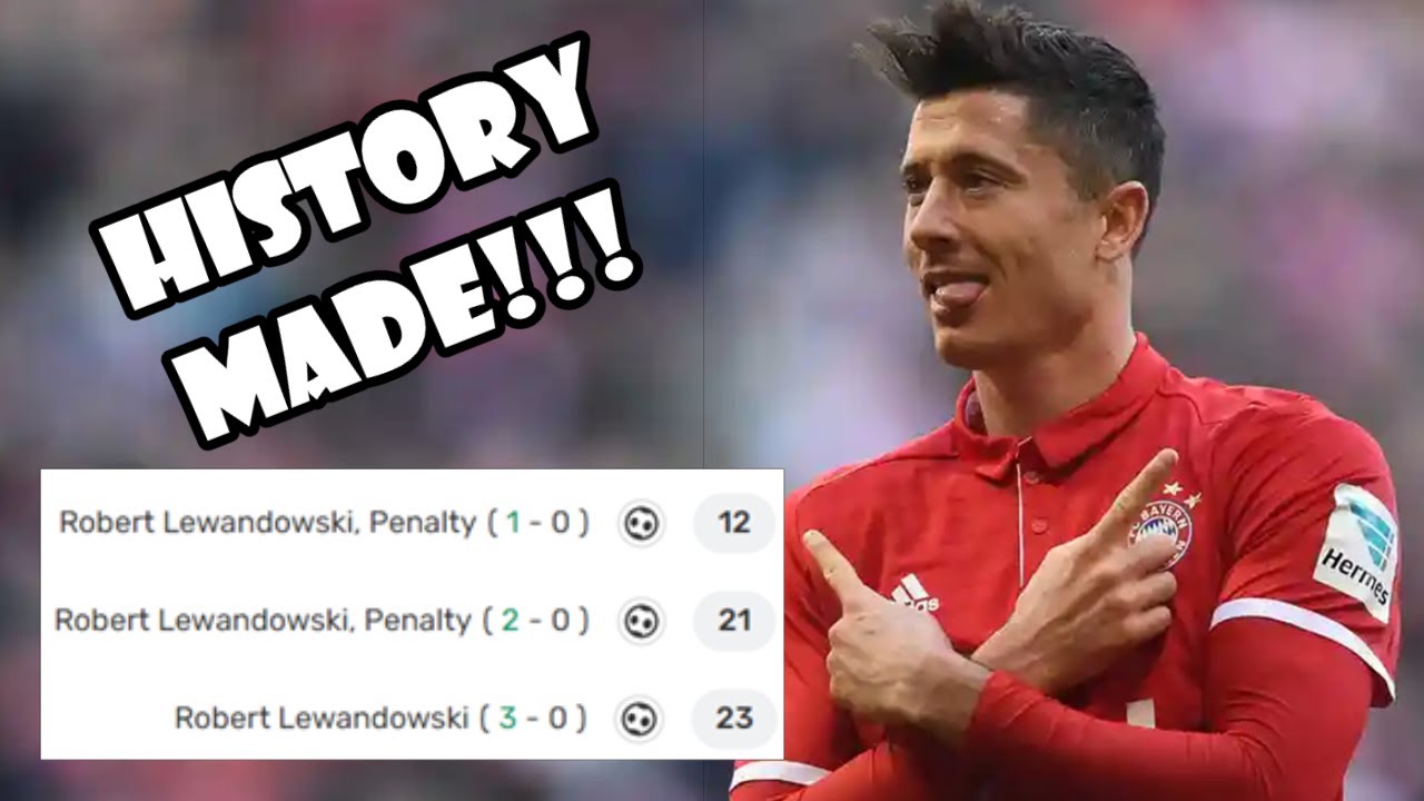 Lewandowski 11 Minute Hat Trick?!?