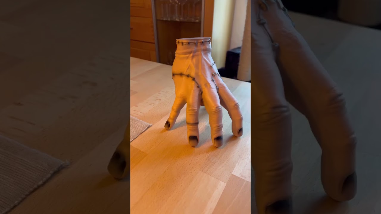Making of the Thing-Eiskaltes H&auml;ndchen mit 3D Drucker und Airbrush