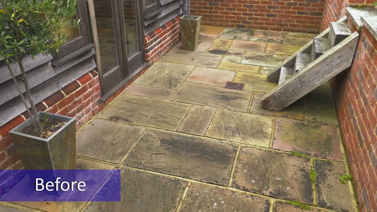 Patio Black Spot Removal - Service Video 2022