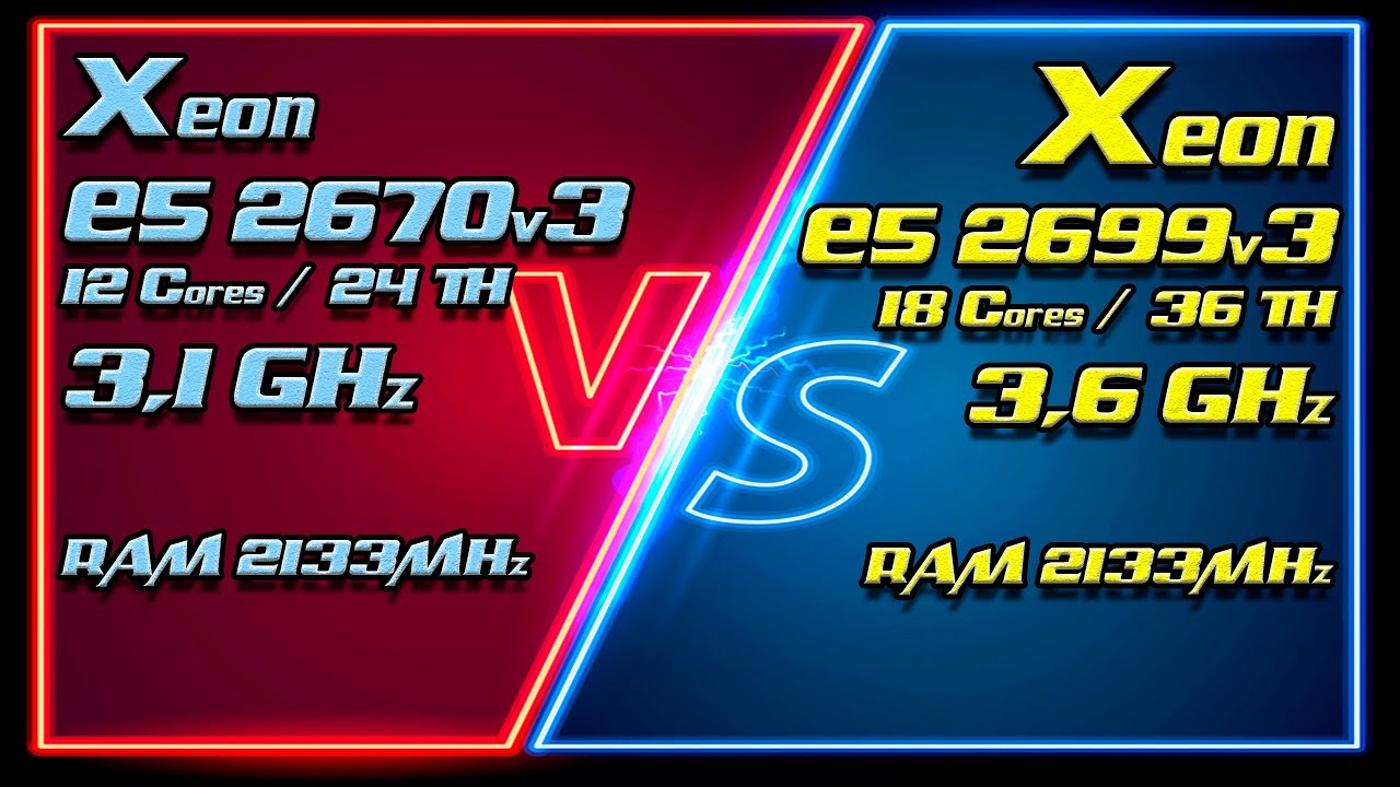 Xeon E5 2670v3 (3100MHz) vs Xeon E5 2699v3 (3600MHz). Unlock Turbo Boost + Undervolting