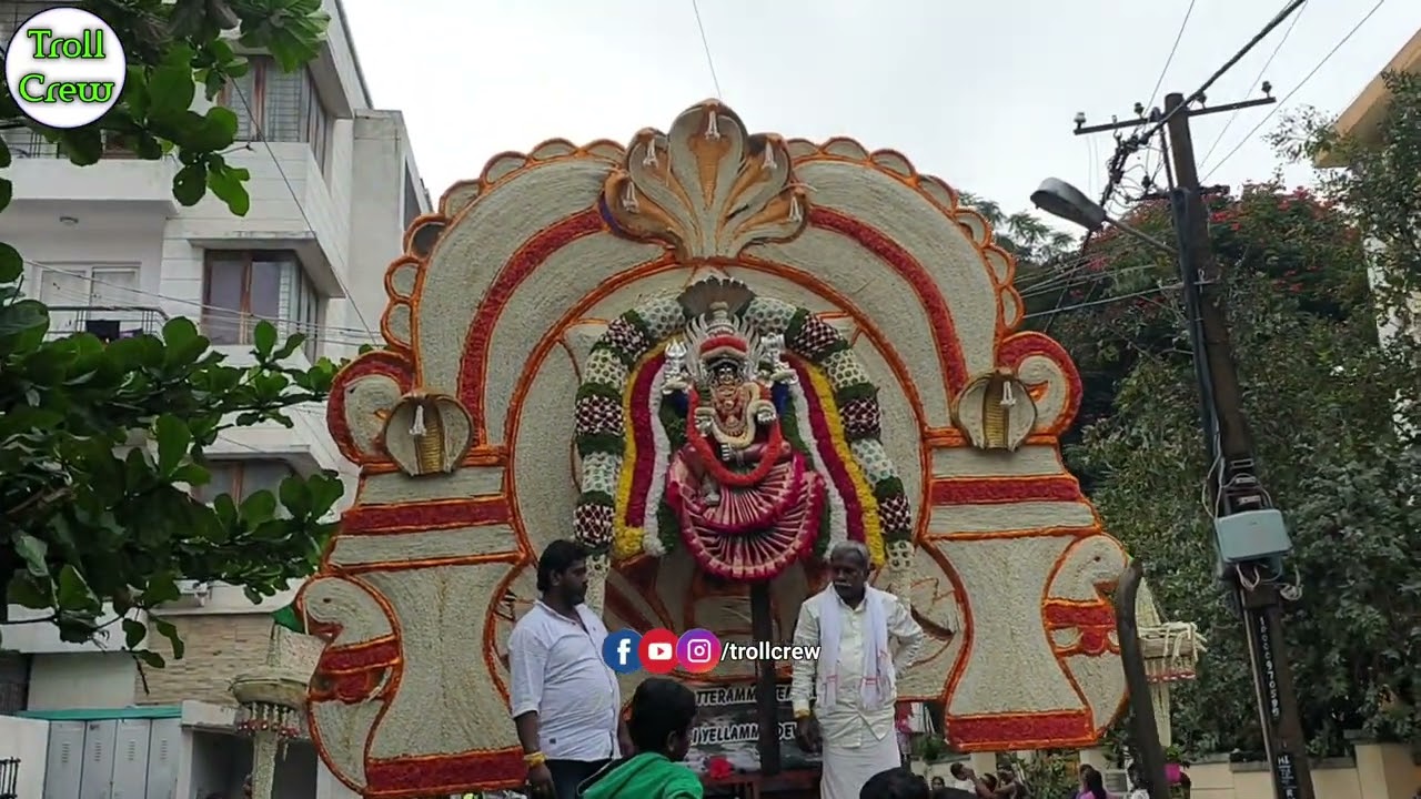 🚩 Cox Town Pallaki Utsava 2022 🚩Beautiful Pallaki | Tapanguchi Tamate | Tamate Beats | TrollCrew