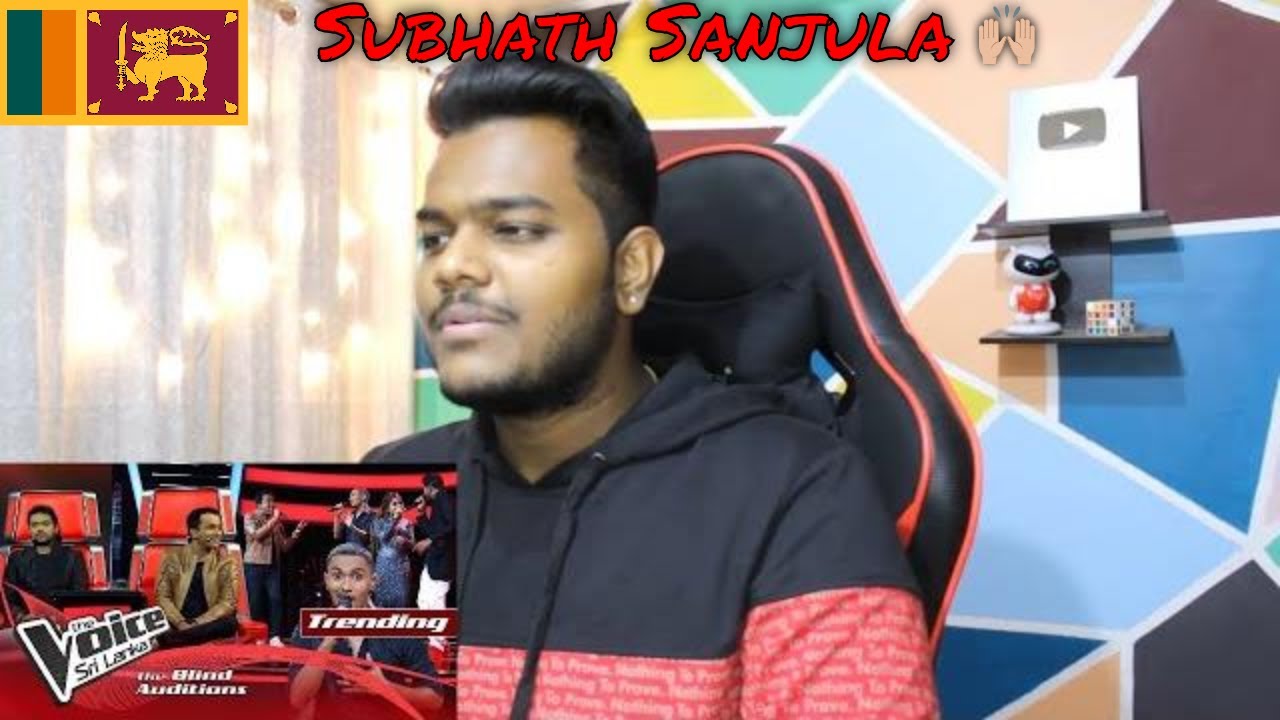 INDIAN REACTS TO The Voice Sri Lanka | Subhath Sanjula - Shaheena (ෂහීනා)