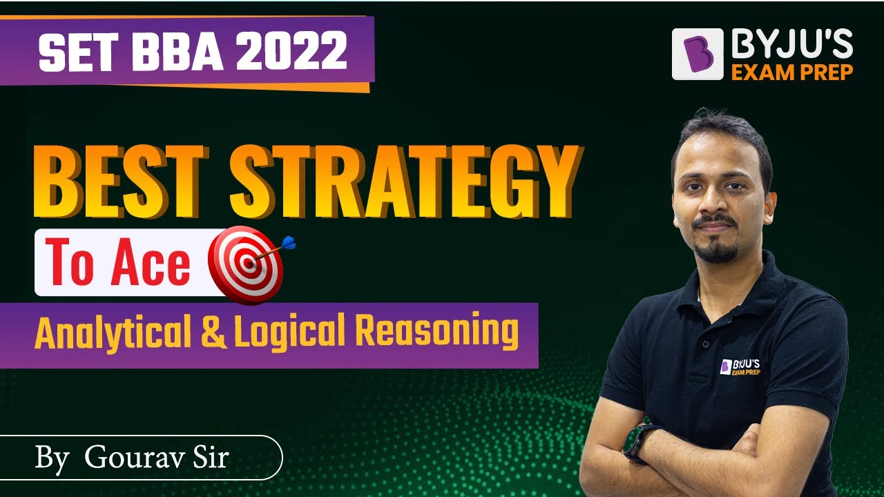 SET BBA 2022: How to Ace Analytical & Logical Reasoning | Symbiosis Entrance Test 2022 !!