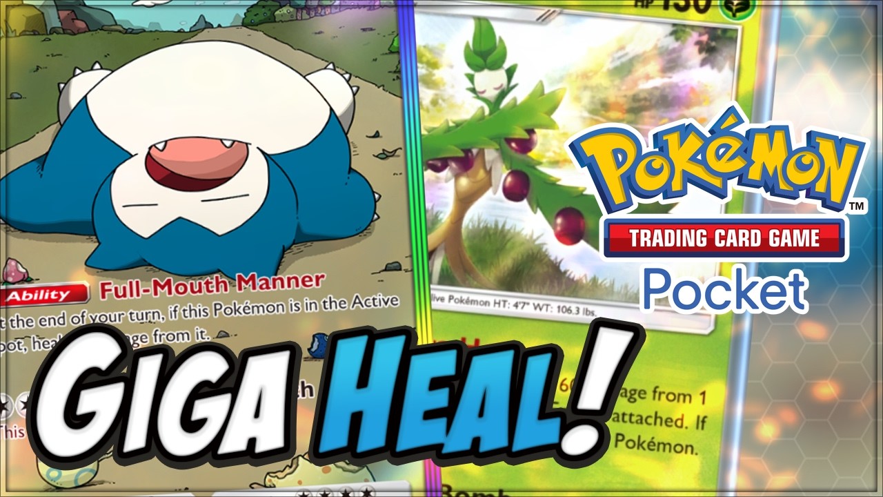 With ARBOLIVA I Heal SNORLAX for 100 HP PER TURN.