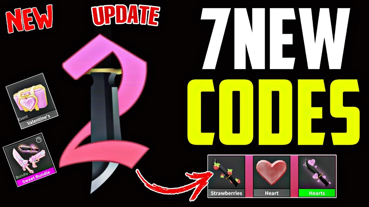 ❤️ VALENTINE UPDATE❤️ALL WORKING CODES FOR MURDER MYSTERY 2 IN 2026! ROBLOX MM2 VALENTINE CODES