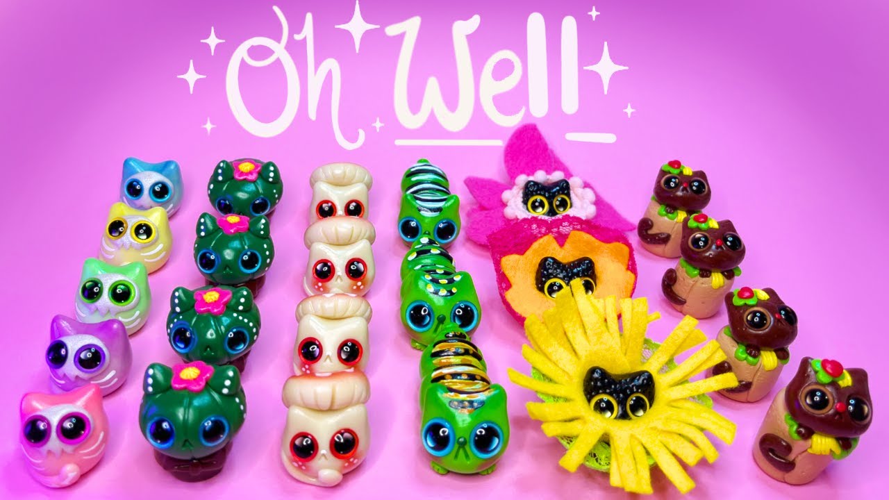 Making SILLY Mini Kitties (and introducing my cats....)