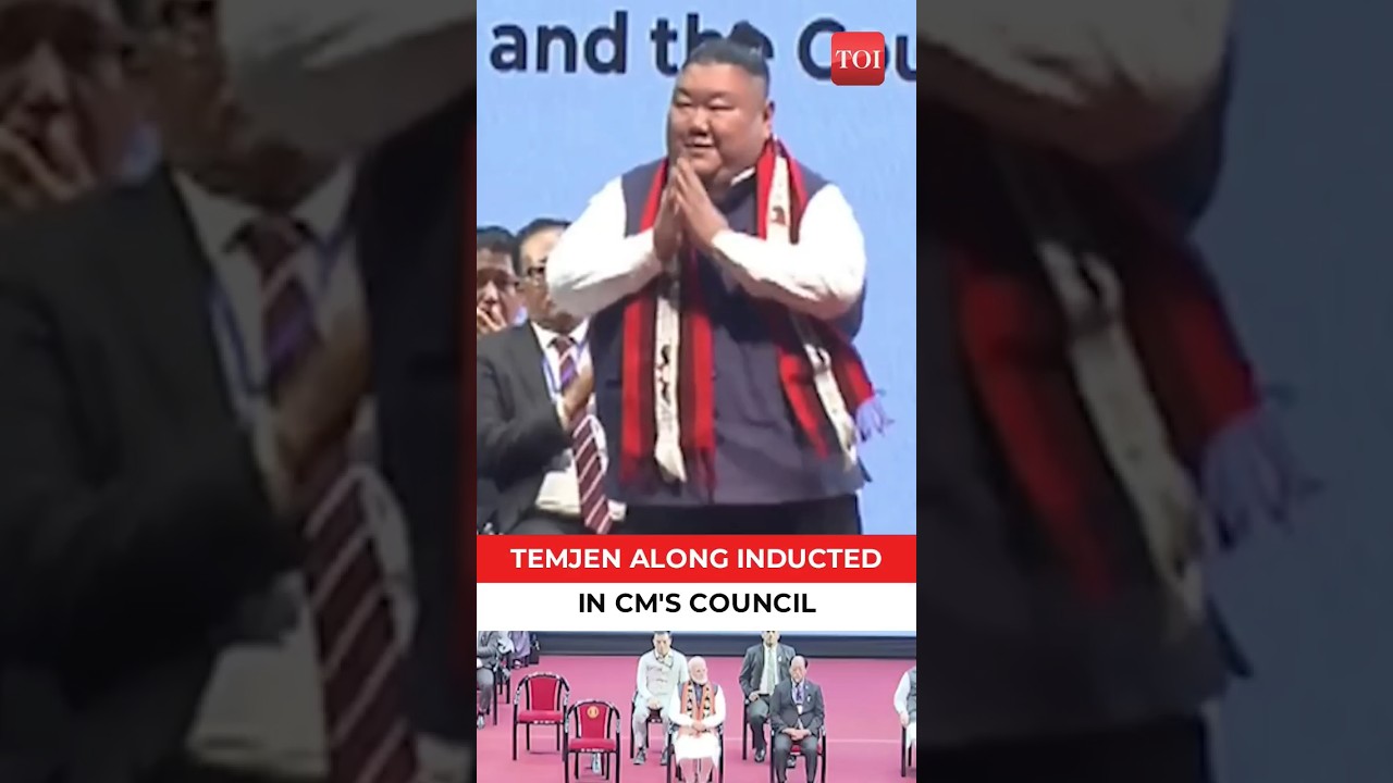Social media famous Temjen Imna Along takes oath in Nagaland council of ministers