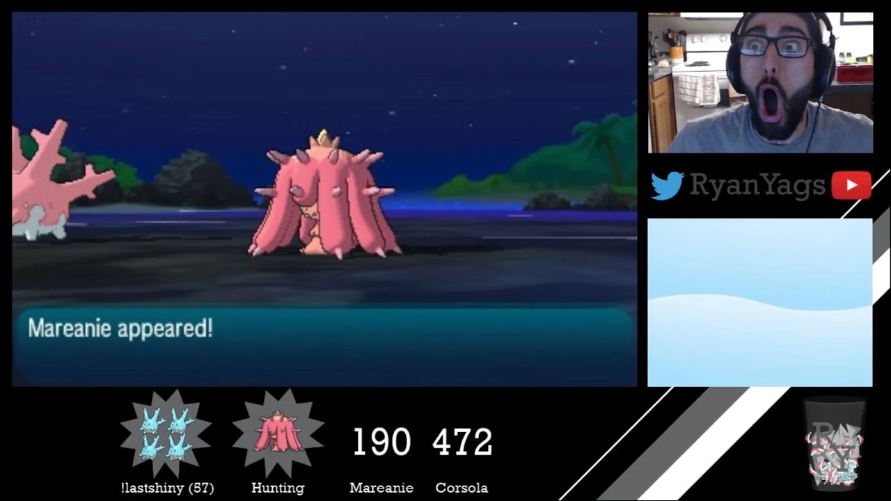 Shiny Mareanie finally after 4 shiny Corsolas