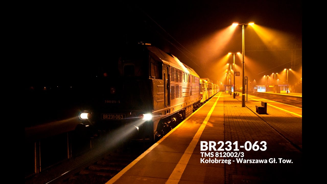 [ Depol ] BR231-063 TMS 812002/3 Kołobrzeg - Warszawa Gł Tow | 24/11/2016