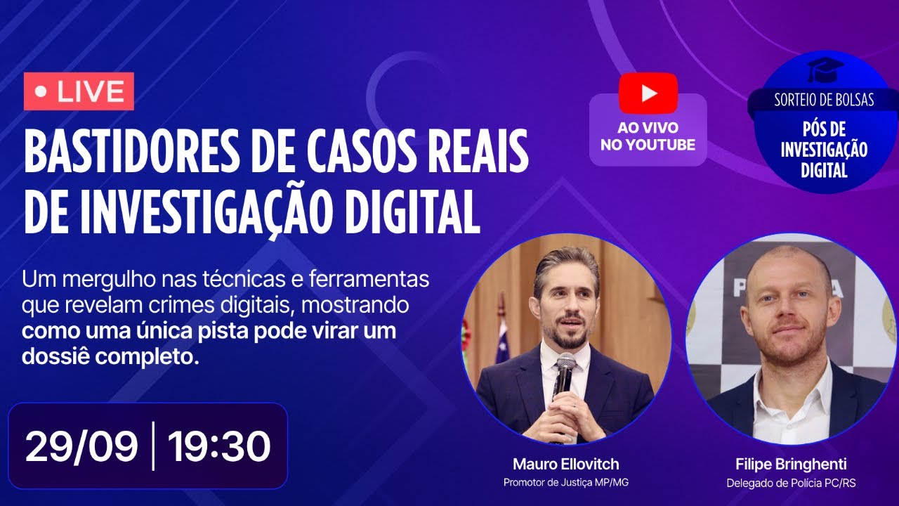 [Live] Pós Investigação Digital - Turma 5