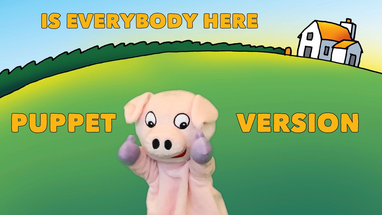 Is Everybody Here (The Puppet Version) by Moo Music (Fun Interactive Song for Toddlers & Kids)