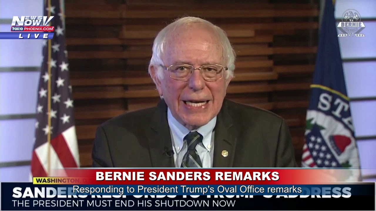 BERNIE SANDERS RESPONSE: Senator Speaks Following President Trump, Democrats (FNN)