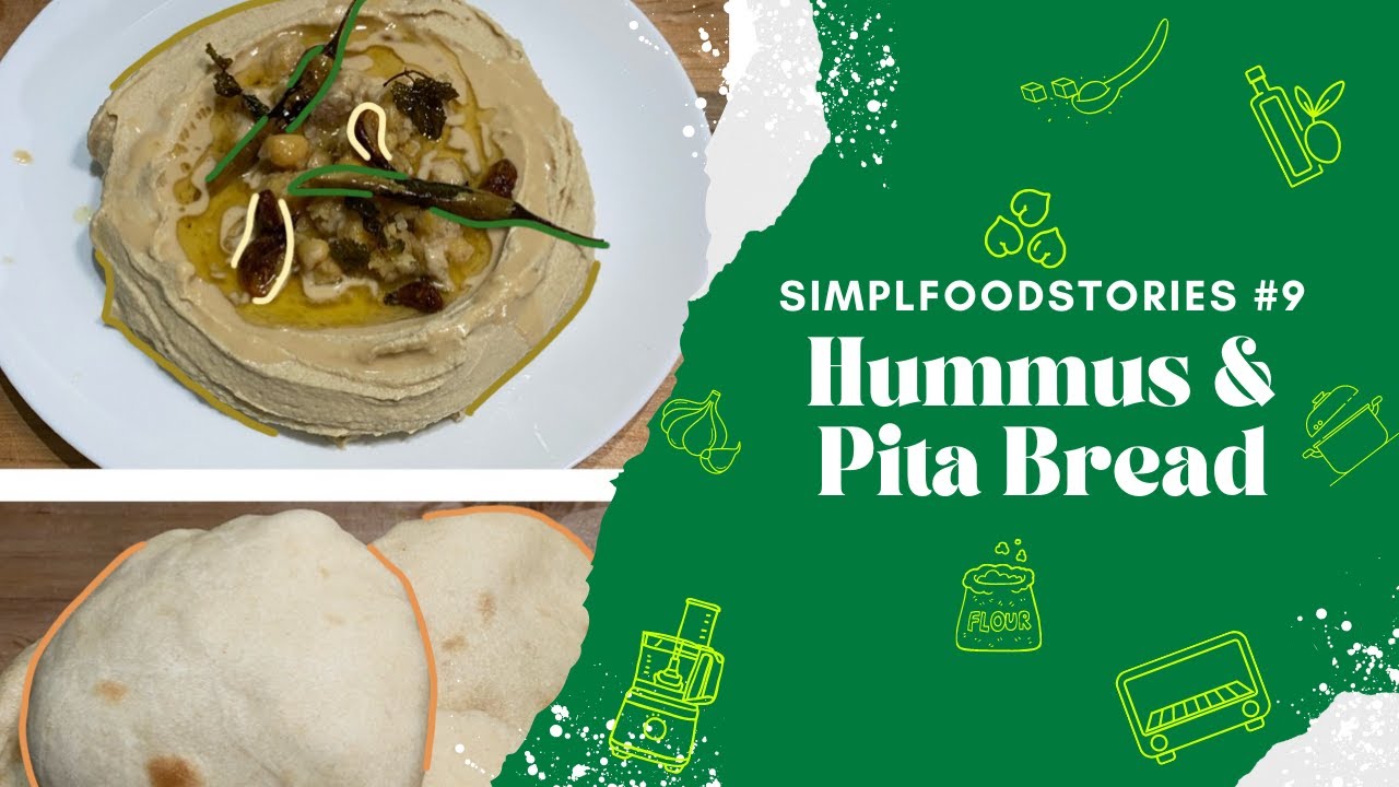 Hummus and Pita Bread (story in description)