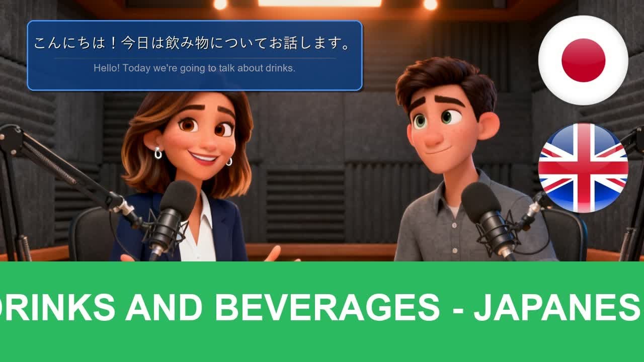 Learn Japanese: Drinks & Beverages | Real Conversation Practice A1-A2