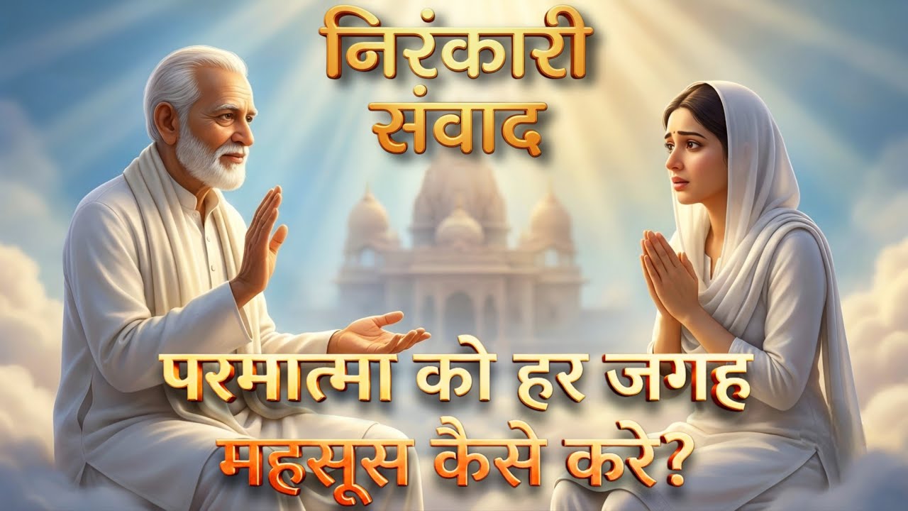 Parmatma ko har jagah mahsus kaise kare | parmatma dikhai kyon nahi deta | nirankari samvad 