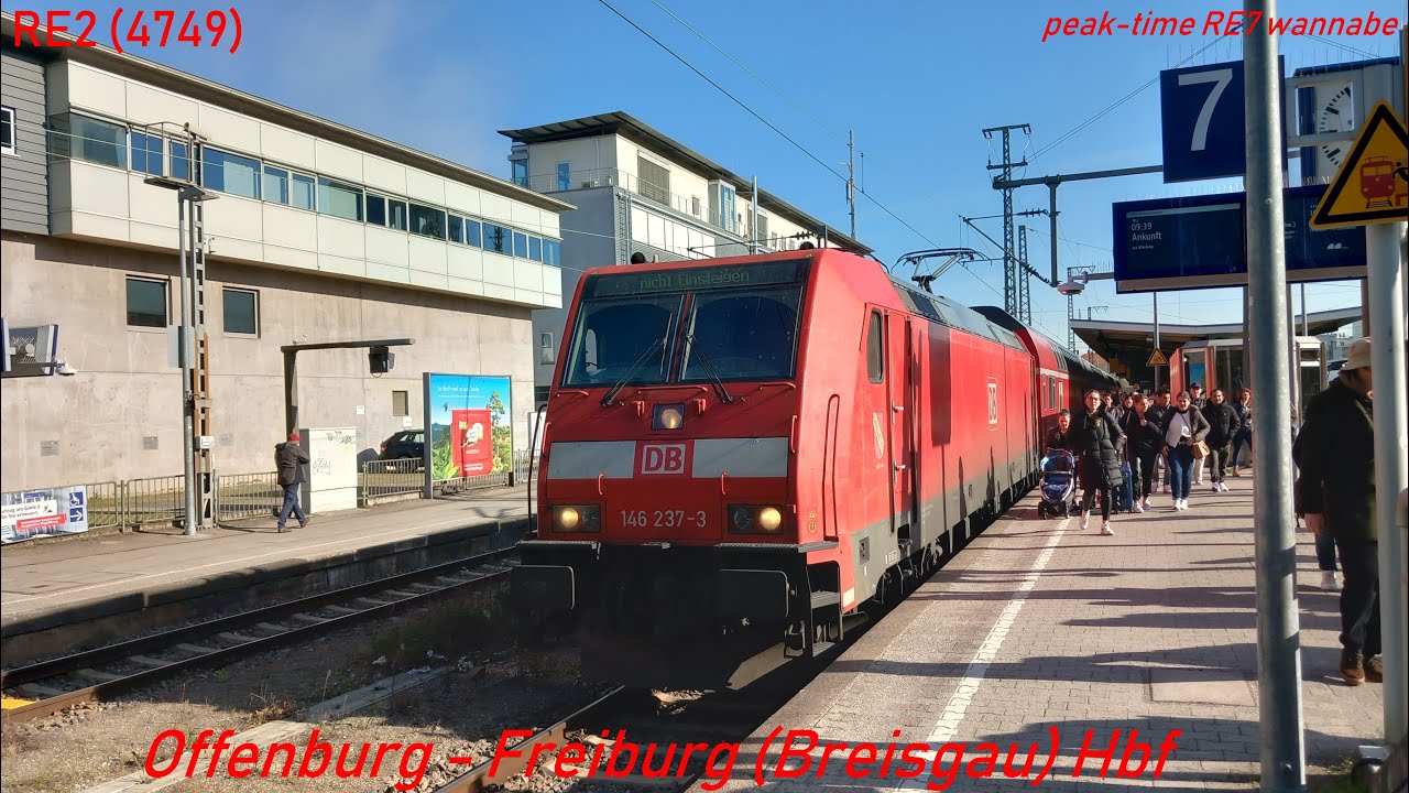 [06/04/23] RE2 (4749) Offenburg - Freiburg (Breisgau) Hbf