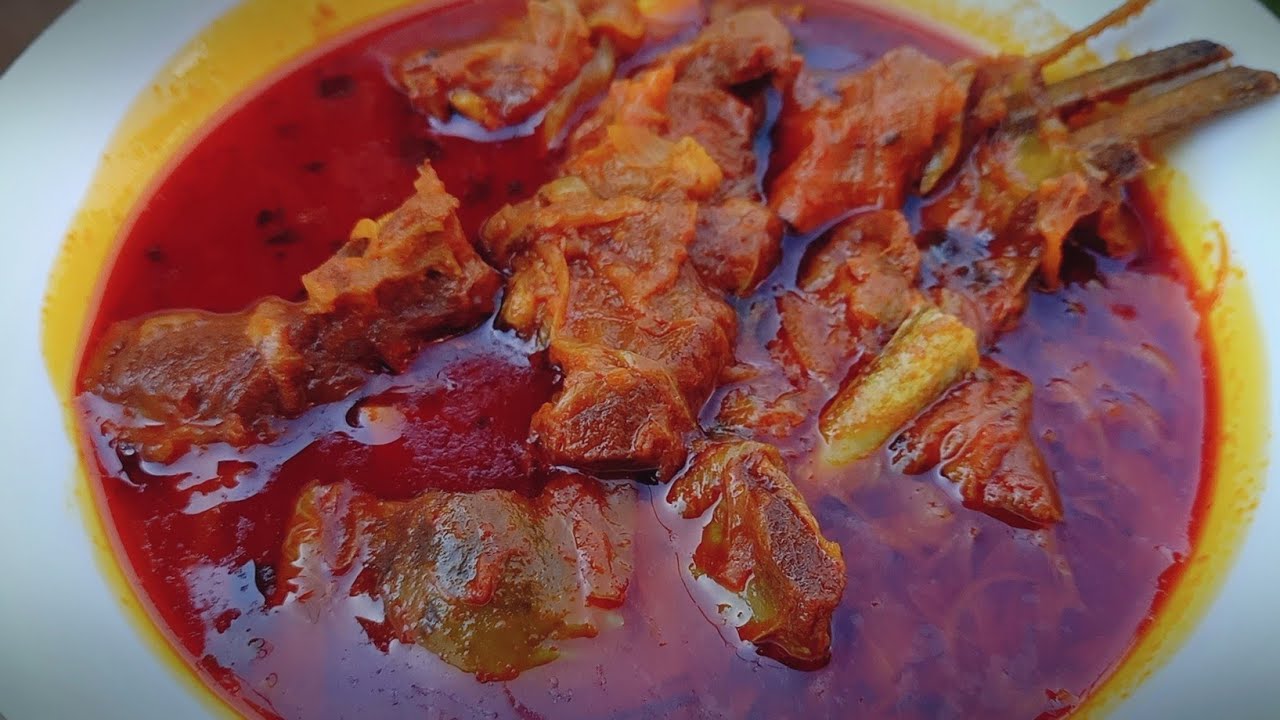 Gande te Maaz|Kashmiri style Mutton curry|Gosht aur piyaz|Quick and easy recipe of Mutton.