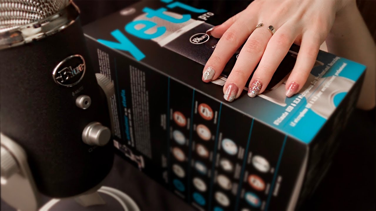 ASMR Unboxing New Microphone! (gentle tapping, crinkles)
