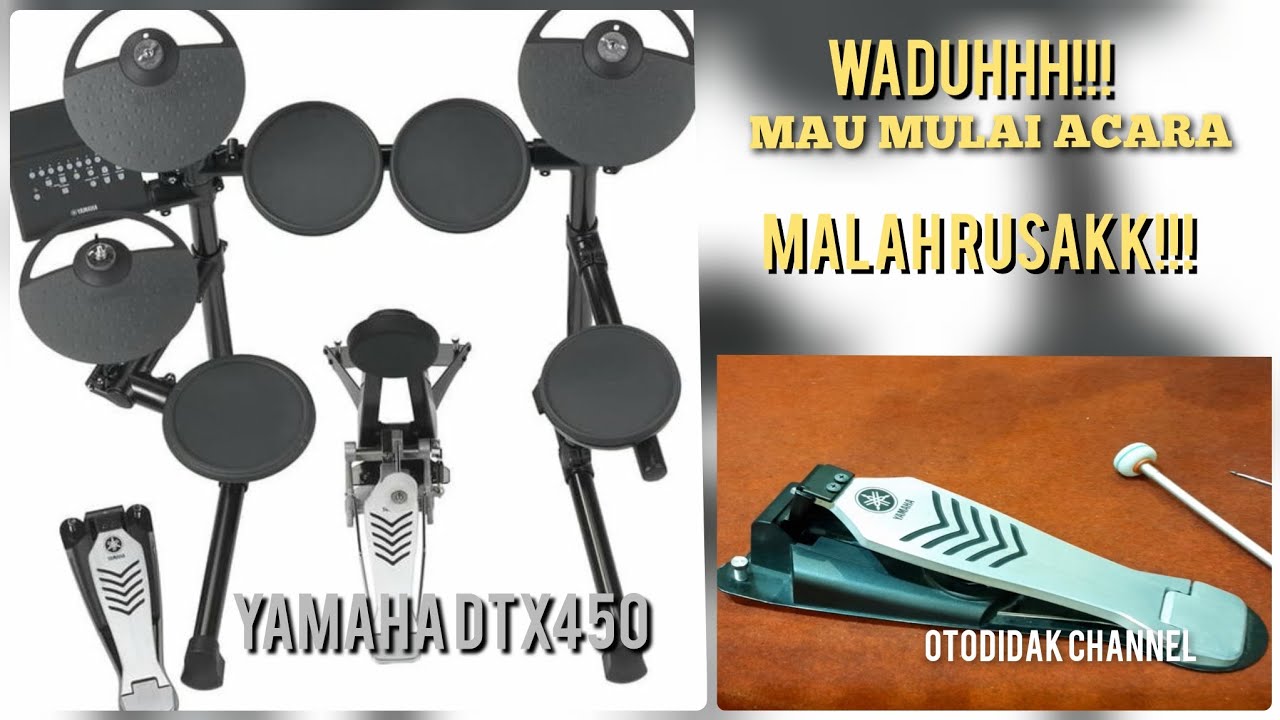 PEDAL DRUM LISTRIK HI HAT RUSAK!!! Berikut cara memperbaiki