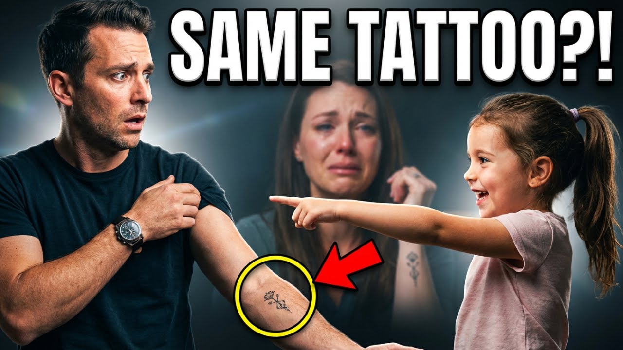 A Little Girl Said “Mom’s Tattoo Matches Yours”… Then He Froze