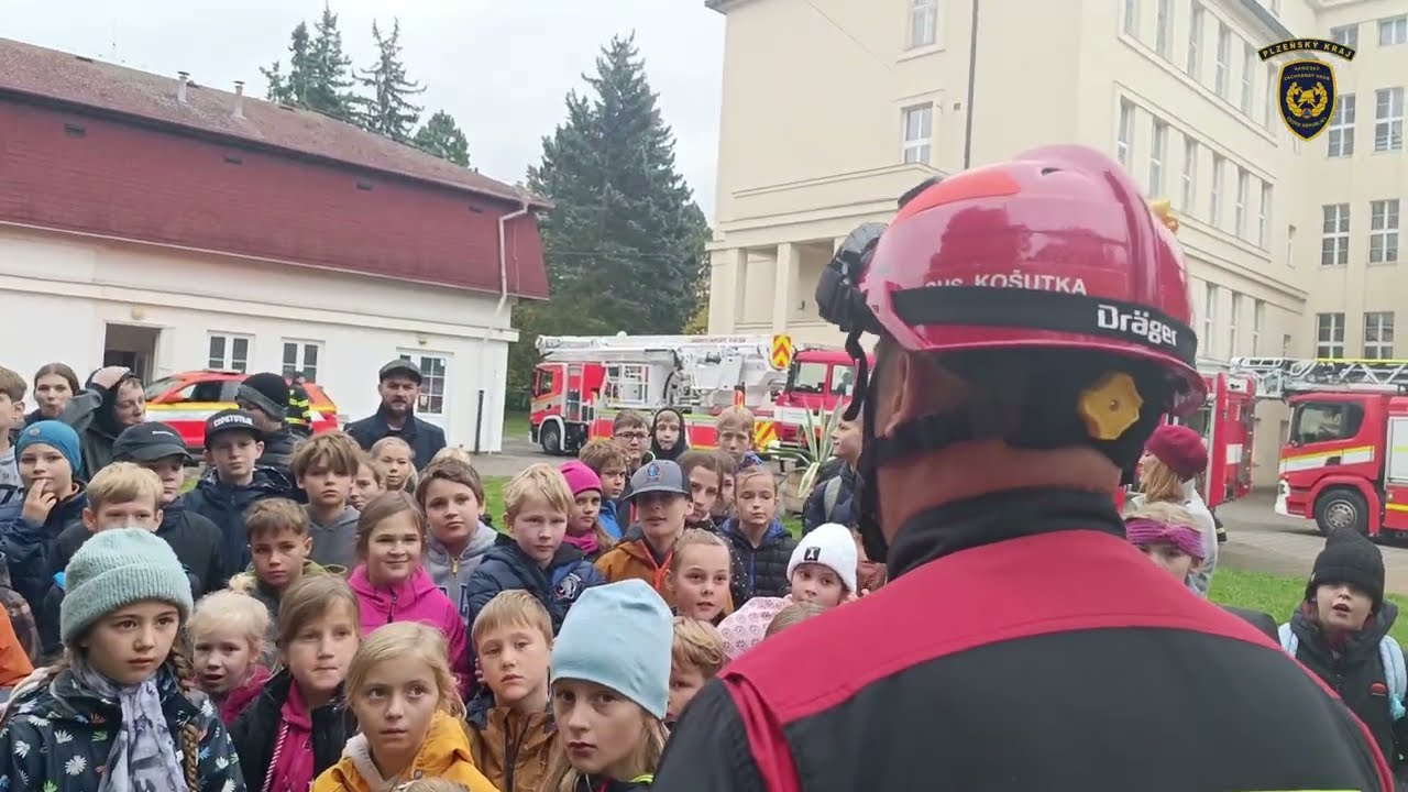 TC požár v ZŠ Montessori Plzeň