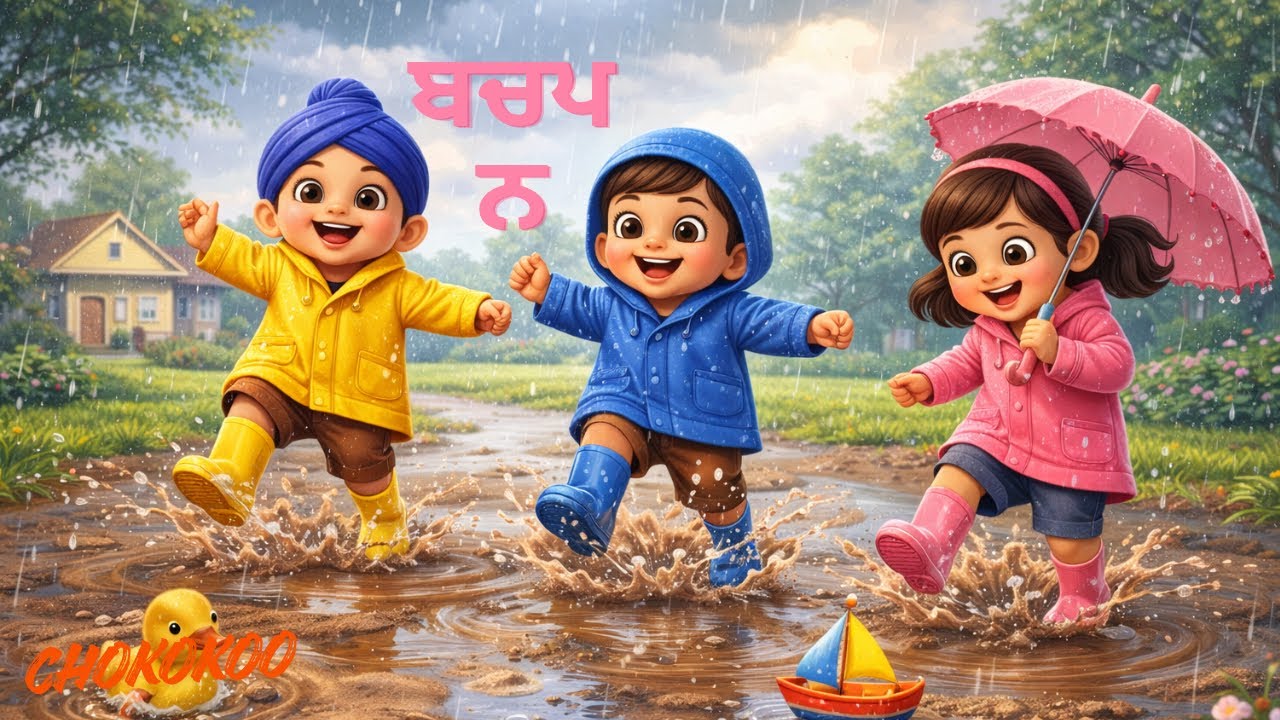 Rhyme on childhood in Punjabi ! ਬਚਪਨ 