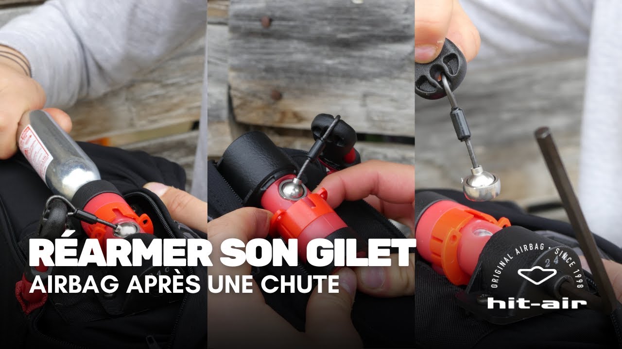 Comment réarmer son gilet airbag Hit-Air.