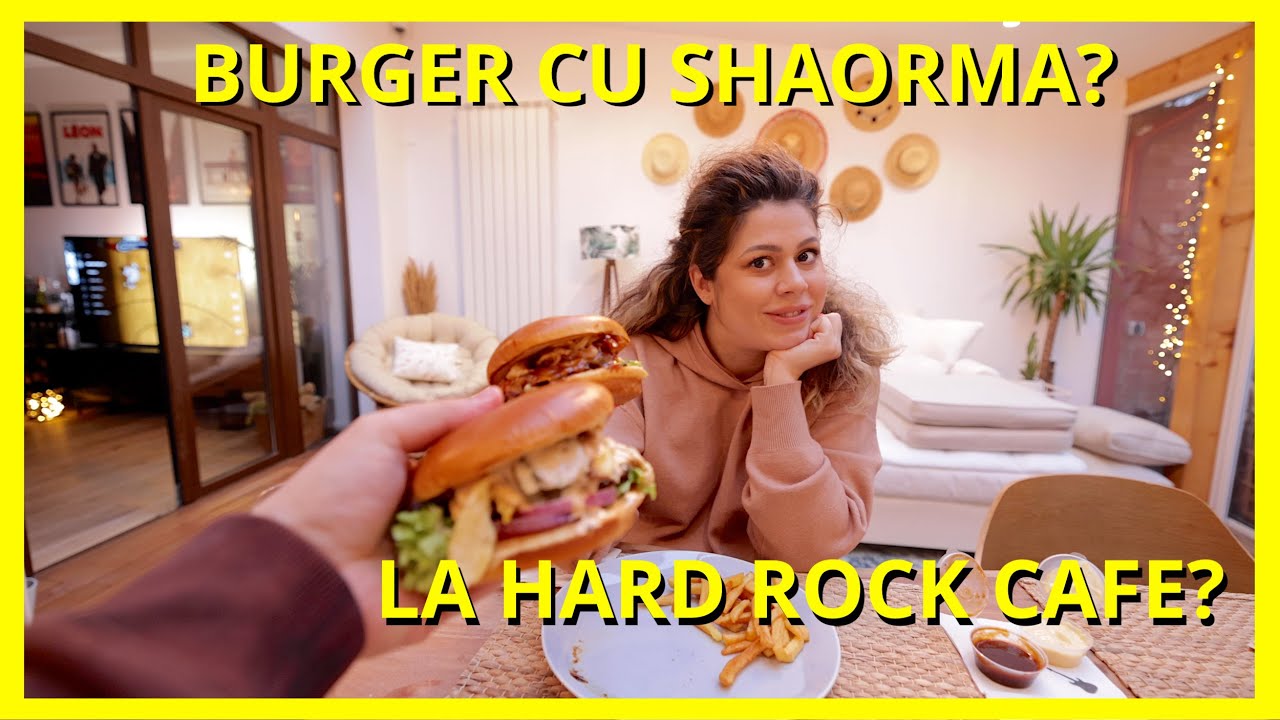 SHAORMA BURGER VS. CEL MAI BUN BURGER DE LA EI! (Hard Rock Cafe, București)