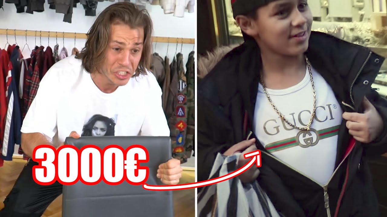 Der 11-Jährige mit 3000€ FAKE GUCCI Outfit 🤬 **ich raste aus**